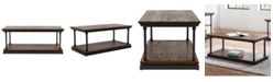 Furniture of America Grestin 1 Shelf Coffee Table